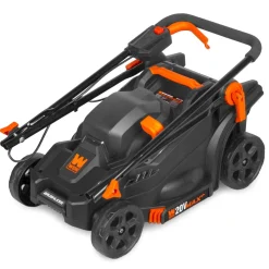 WEN 20VK2MLB 20V Max Cordless 15-Inch Lawn Mower and String Trimmer Combo Kit with 5Ah Battery and Charger