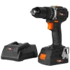 WEN 20121 20V Max Brushless Cordless 1/2-Inch Hammer Drill and Driver with 2.0 Ah Lithium-Ion Battery and Charger