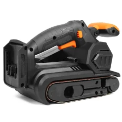 WEN 20418 20V Max Cordless Belt Sander, Variable Speed, Handheld and Portable with 4.0Ah Battery and Charger