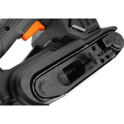 WEN 20418 20V Max Cordless Belt Sander, Variable Speed, Handheld and Portable with 4.0Ah Battery and Charger