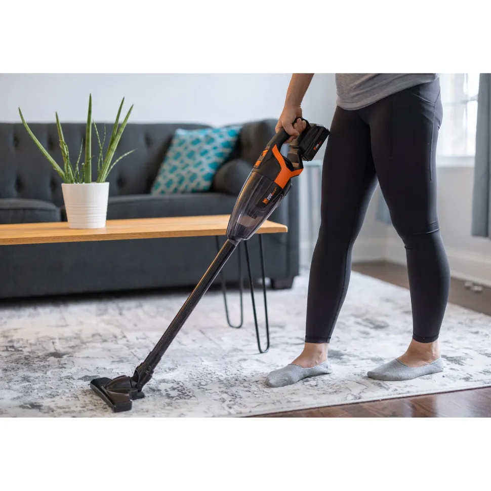 WEN 20861 20V Max Cordless Handheld Vacuum Cleaner Kit with 2Ah Battery and Charger