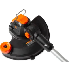 WEN 20813 20V Max Cordless 2-in-1 String Trimmer and Edger with 12-Inch Cutting Diameter, 2Ah Battery and Charger