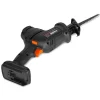 WEN 20631 20V Max Cordless Reciprocating Saw, Brushless Compact One-Handed Design with 4.0 Ah Lithium-Ion Battery and Charger