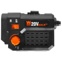 WEN 20923 20V Max Cordless Variable Speed Rotary Tool Station with Flex Shaft, 40 Accessories, 2Ah Li-Ion Battery, and Charger
