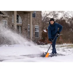 WEN 20720 20V Max 12-Inch Cordless Snow Shovel with 5Ah Battery and Charger