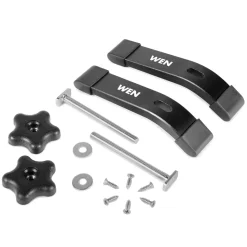 WEN WAT481 48-Inch Universal T-Track and Hold Down Clamps Kit for Woodworking